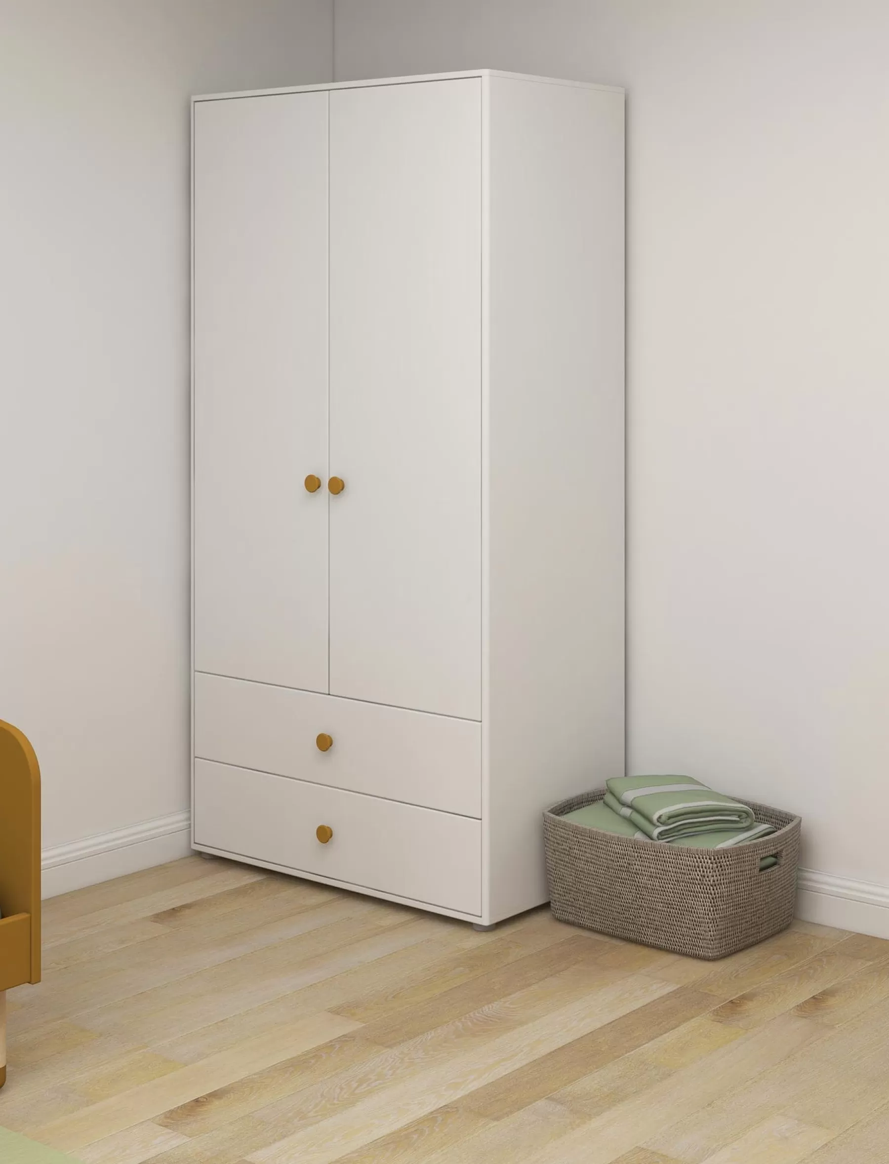 FLEXA Armoire, 2 portes + 2 tiroirs