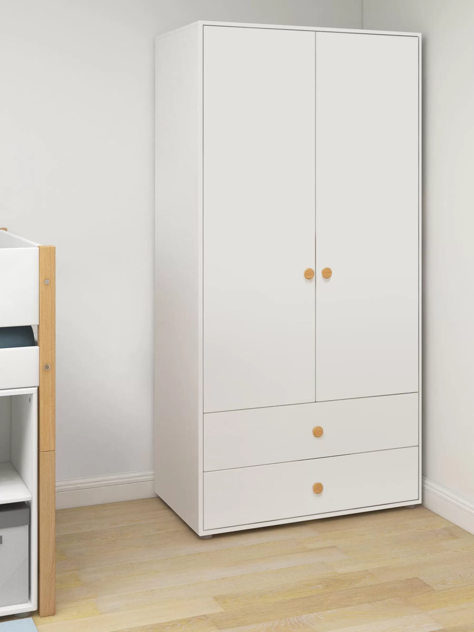 FLEXA Armoire, 2 portes + 2 tiroirs