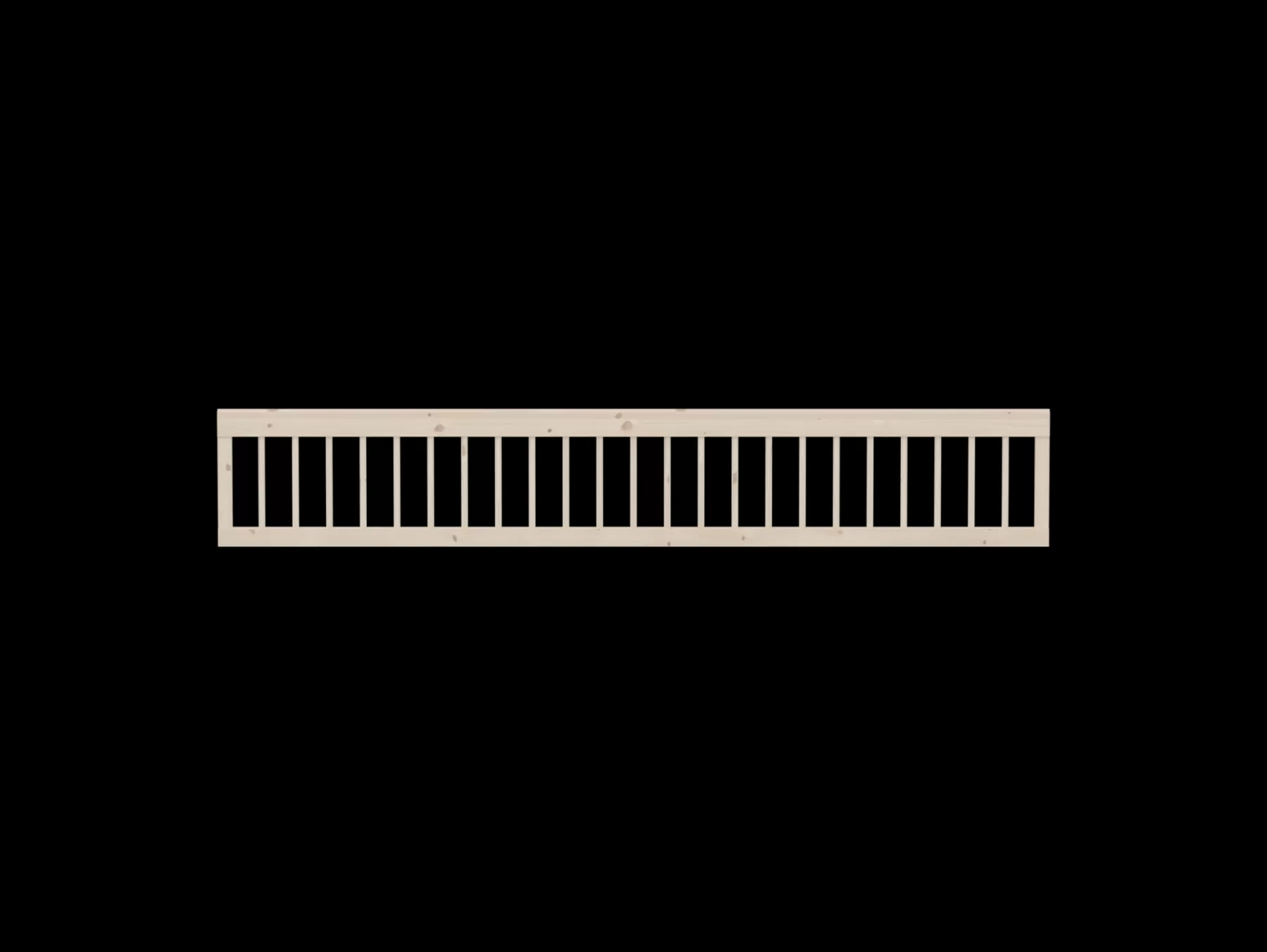 FLEXA Barrière de sécurité Classic pleine longueur avec barreaux 200 cm