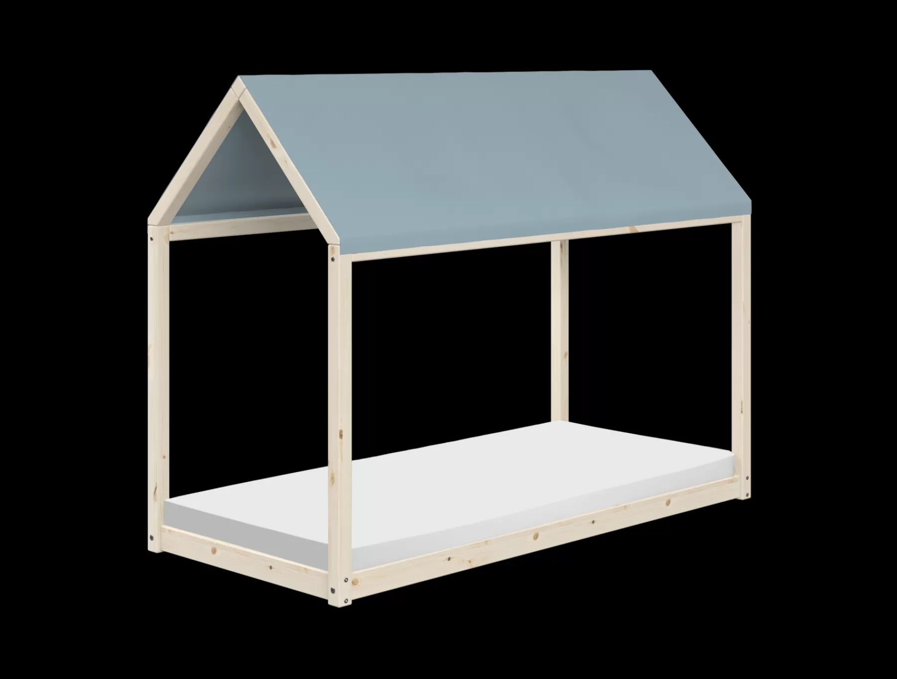 FLEXA COTTAGE toit, Frosty Blue, 90x200