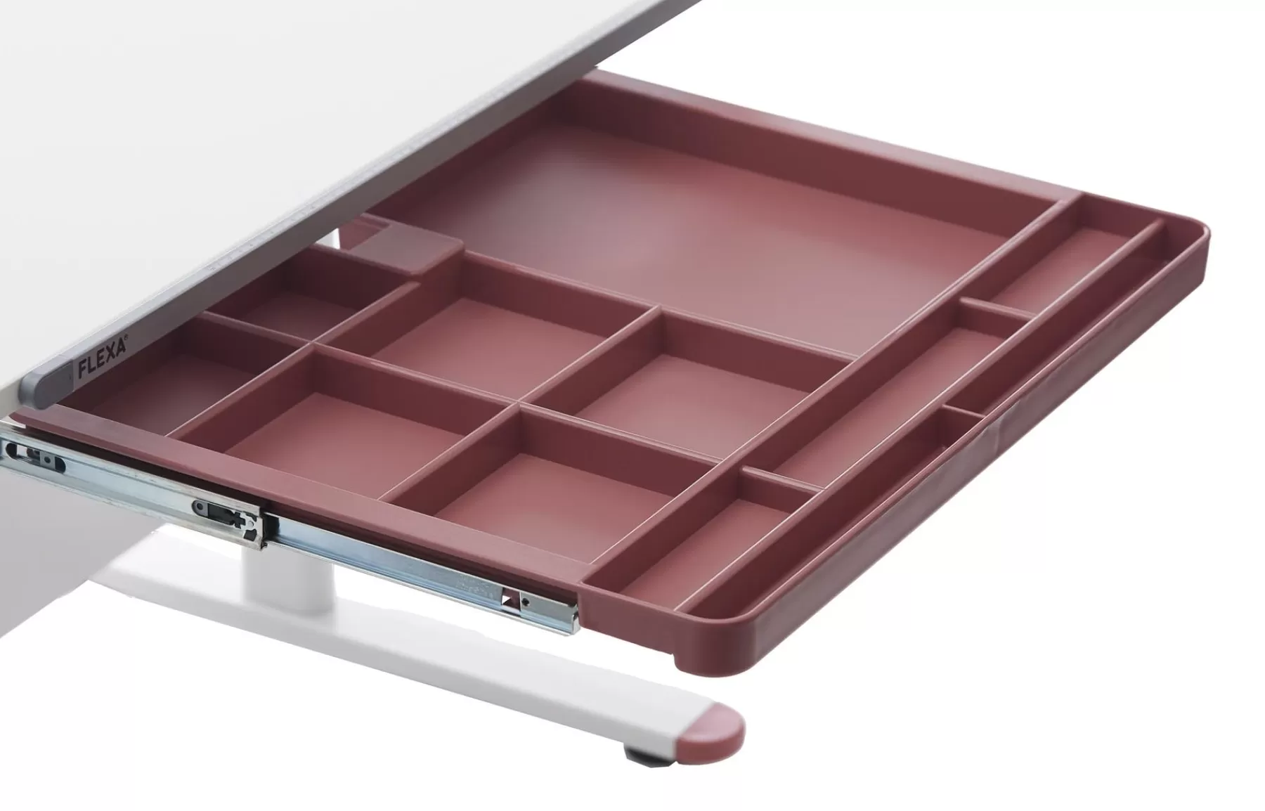 FLEXA EVO Tiroirs pour bureau, Misty Rose, 63.5x46 cm