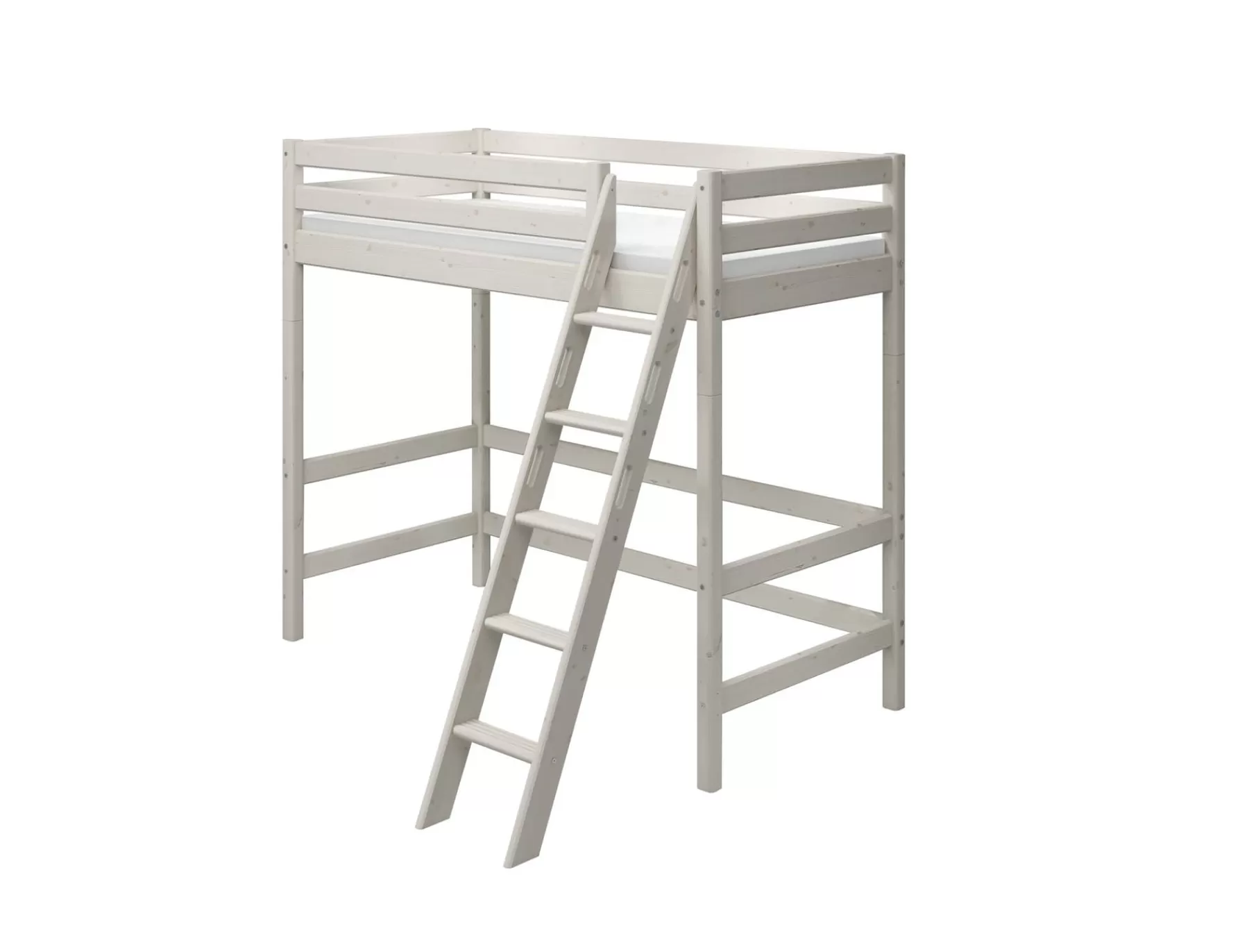 FLEXA Lit mezzanine avec échelle inclinée