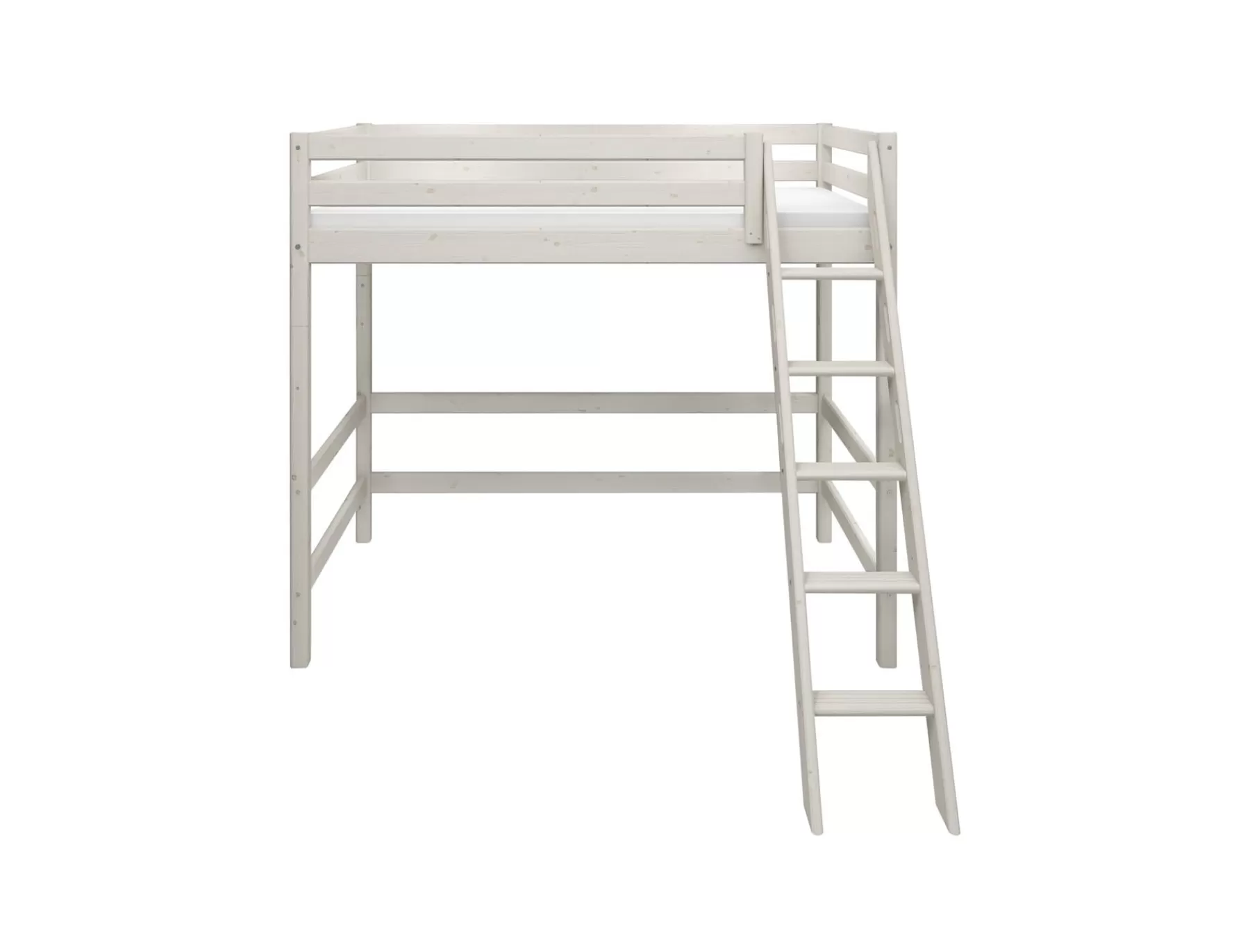 FLEXA Lit mezzanine avec échelle inclinée