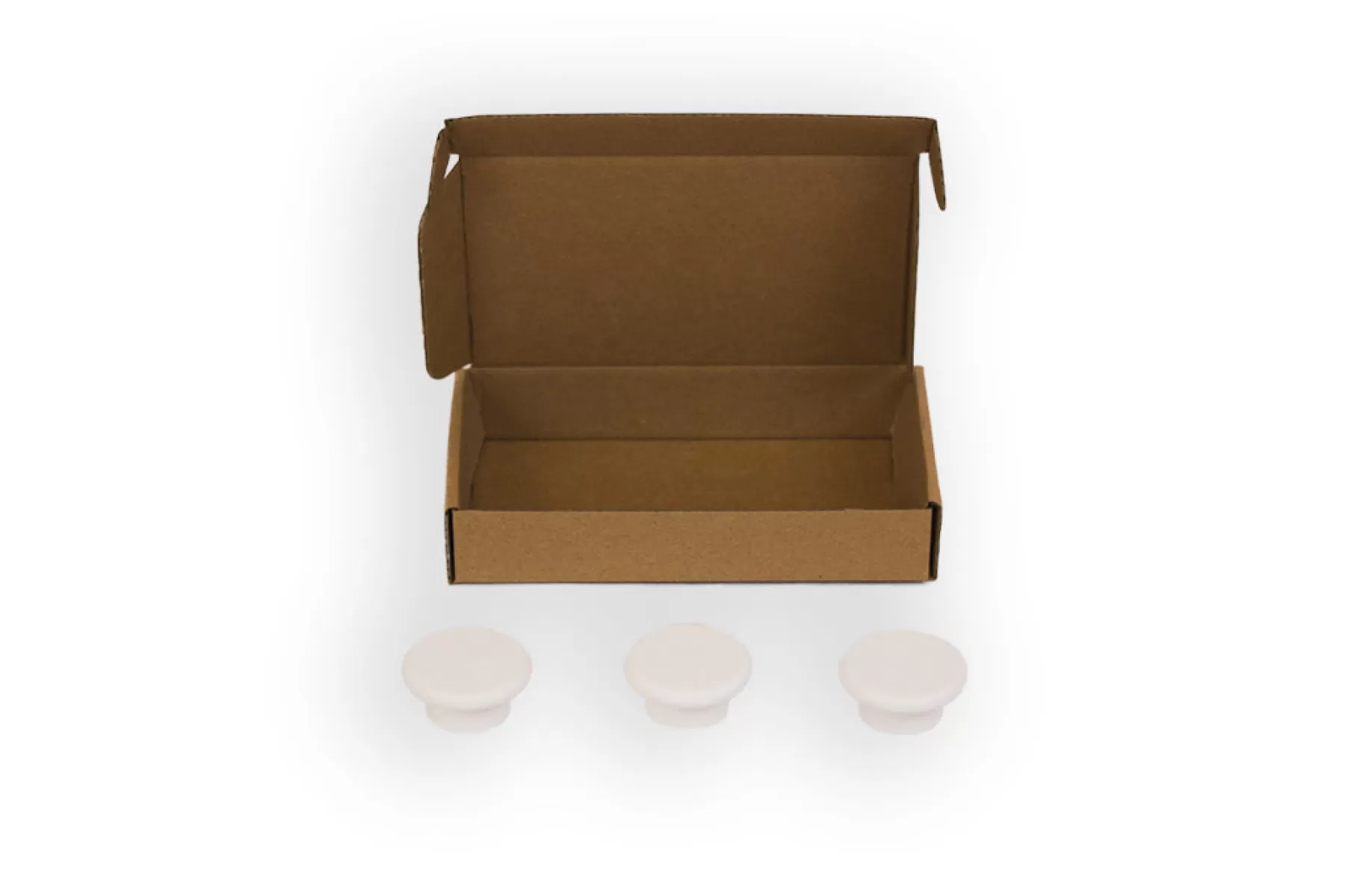 FLEXA Poignée 3 pcs Blanc - Popsicle