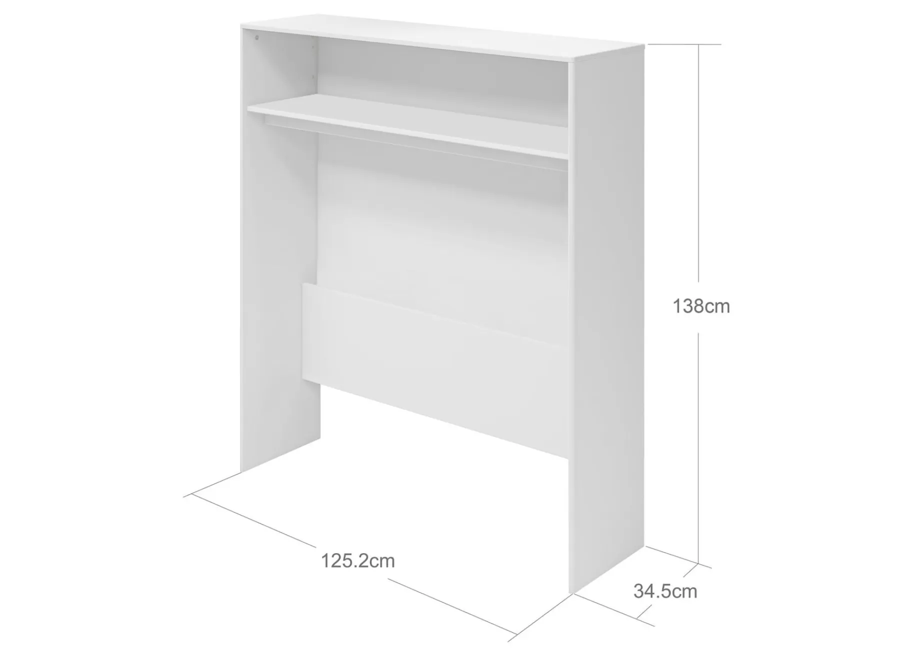 FLEXA Étagère pour bureau, basse