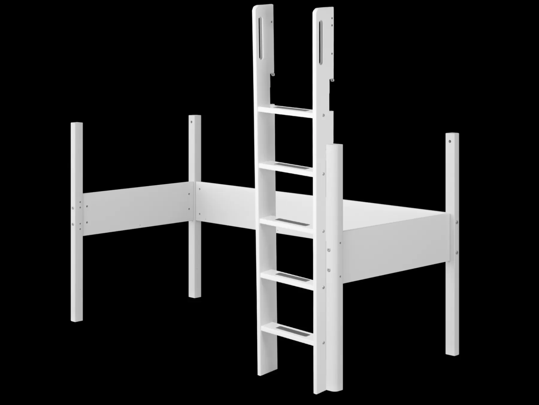 FLEXA - Structure, échelle et pieds de lit pour lit mezzanine